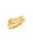 24K Gold Plated Sterling Silver Personalized Name Ring with Name of Your Choice Size 5 thru 10 Made in USA