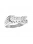 925 Sterling Silver Personalized Name Ring with Name of Your Choice Size 5 thru 10 Made in USA