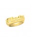 24K Gold Plated Sterling Silver Personalized Name Ring with Name of Your Choice Size 5 thru 10 Made in USA