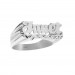 925 Sterling Silver Personalized Name Ring with Name of Your Choice Size 5 thru 10 Made in USA